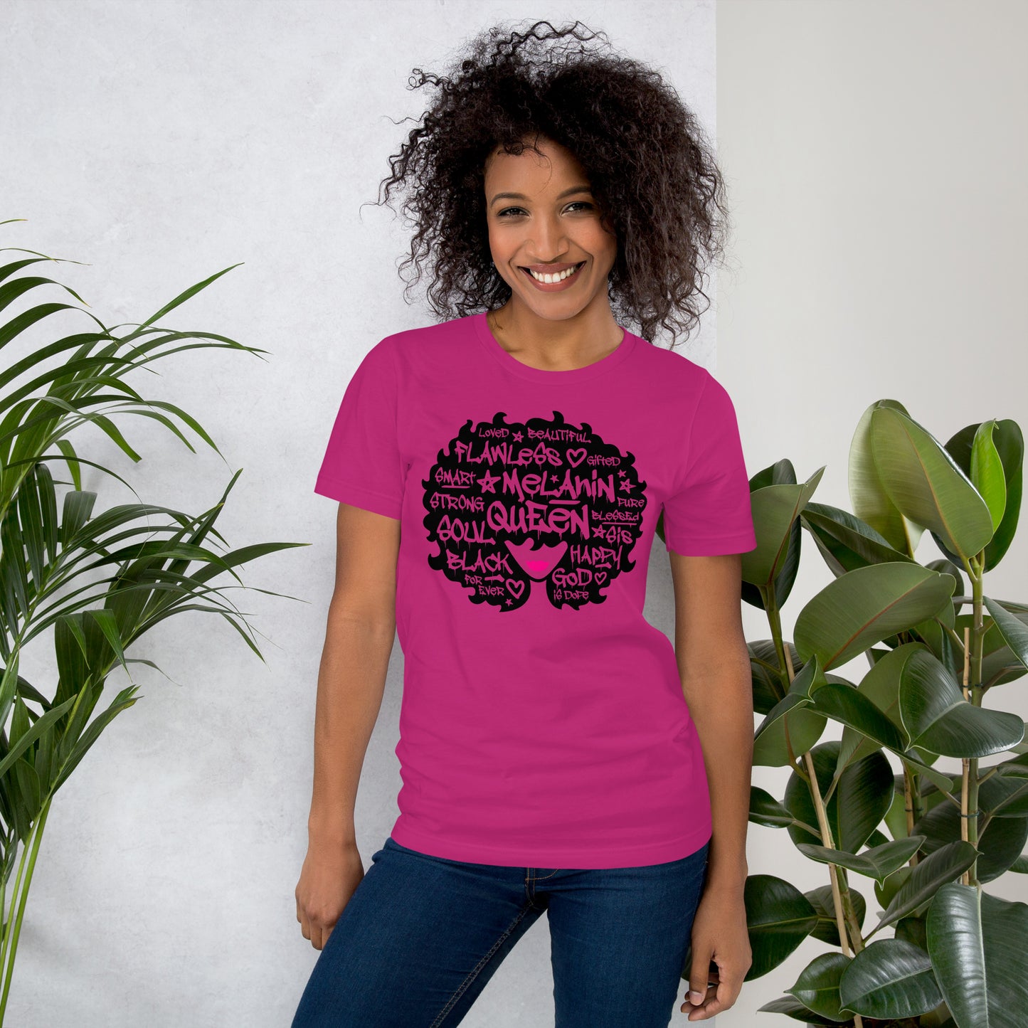 GRAFFITI AFRO WOMAN BLACK QUEEN 2