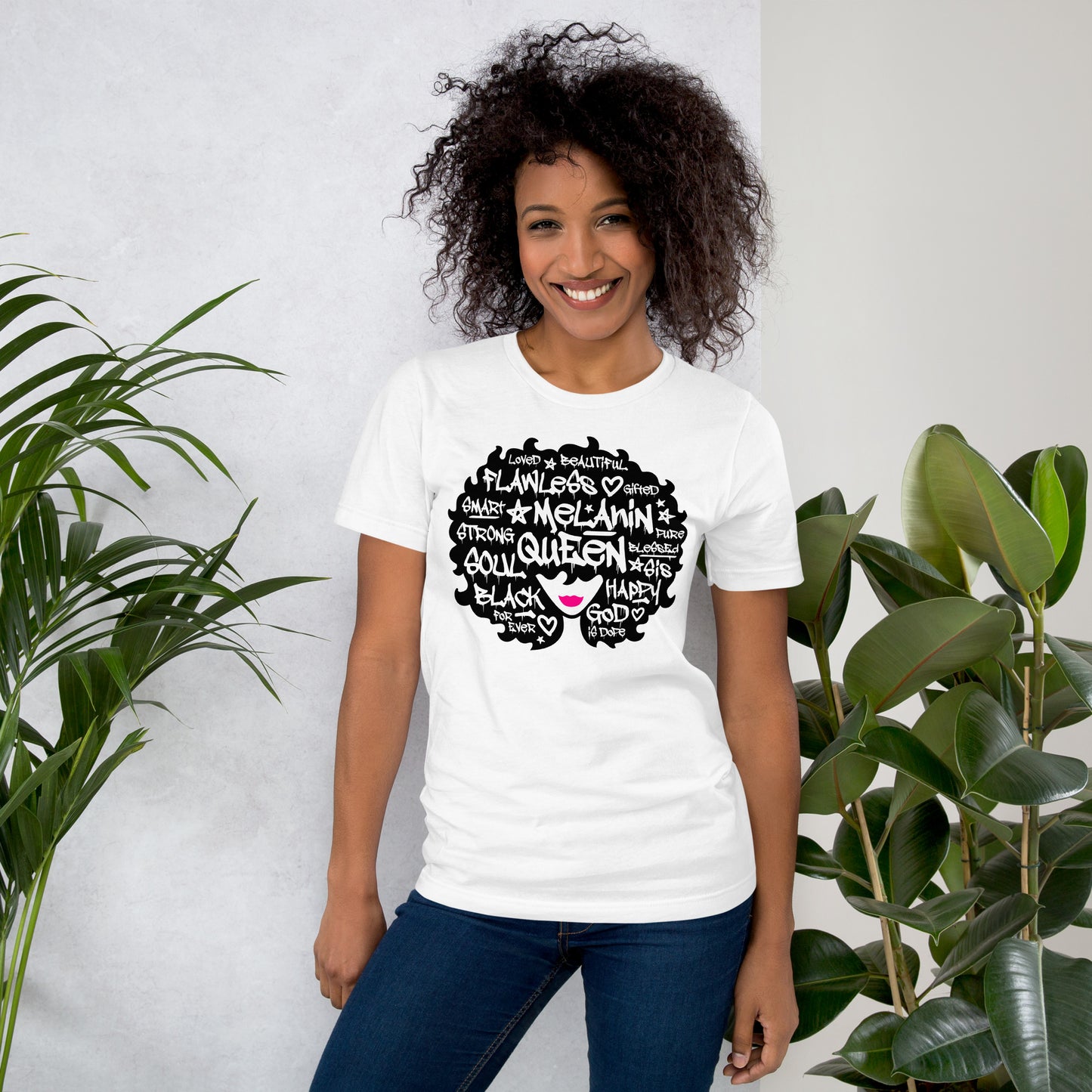 GRAFFITI AFRO WOMAN BLACK QUEEN 2
