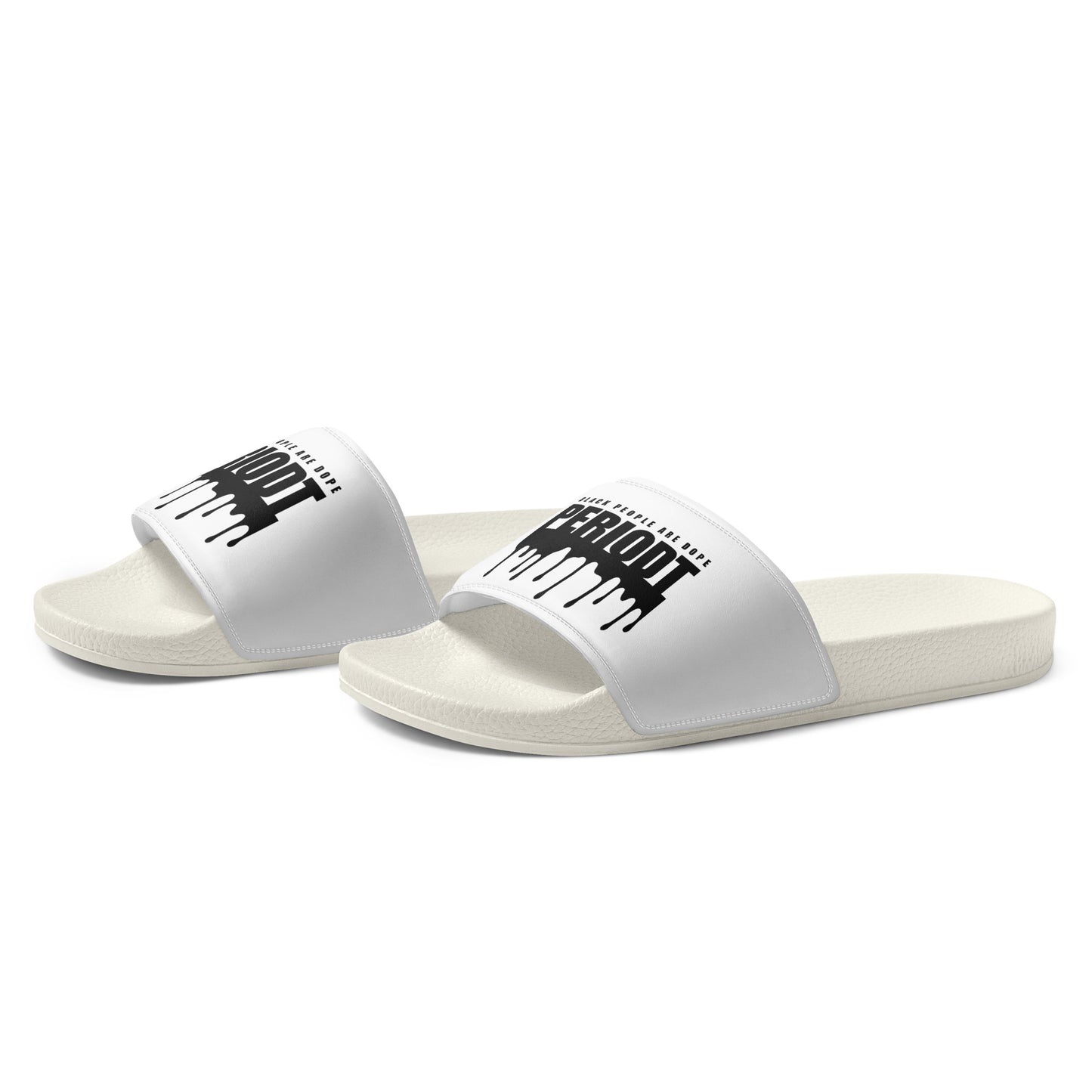 Black People Are Dope Periodt Women's slides