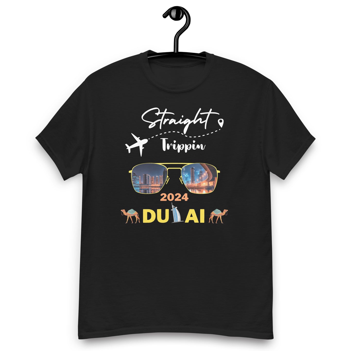 STRAIGHT TRIPPIN DUBAI 2024 GILDAN 5000 HEAVY COTTON