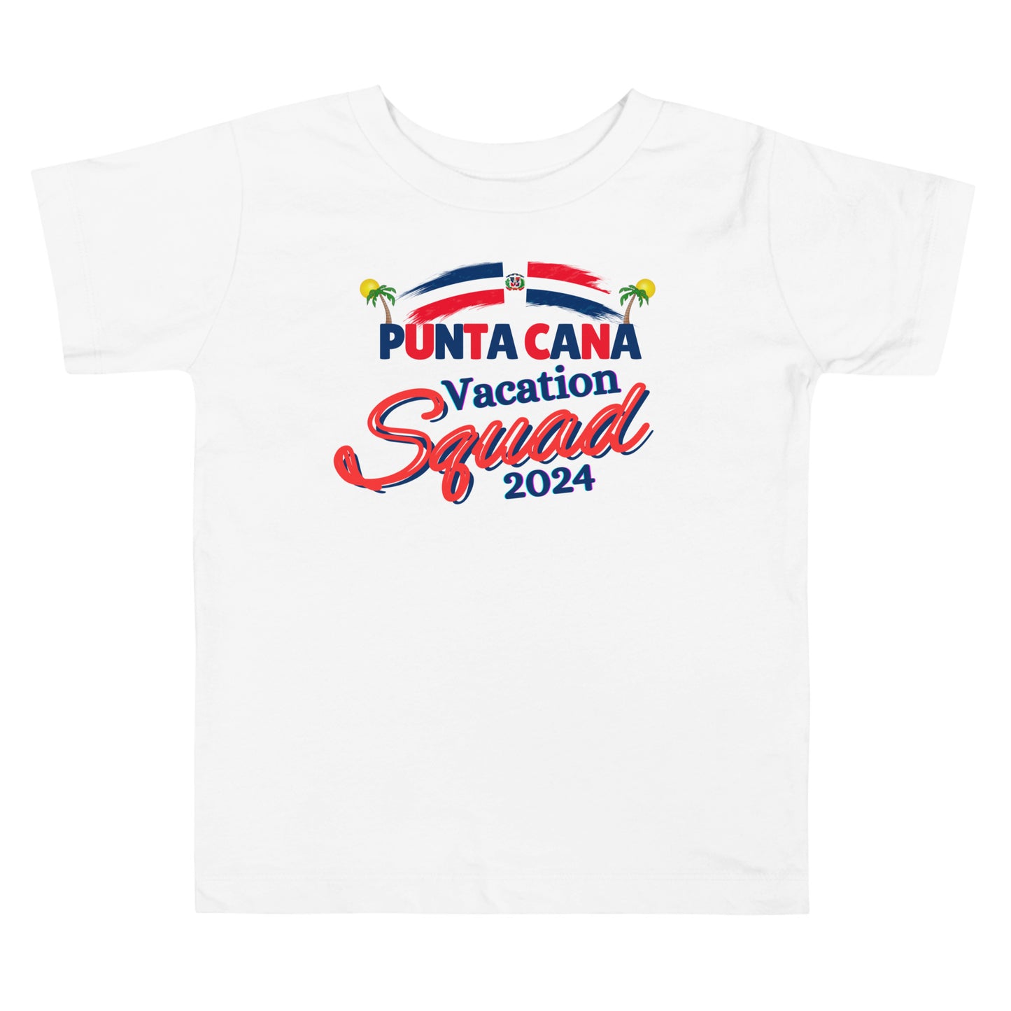 Toddler Short Sleeve Tee-Punta Cana Vacation Squad