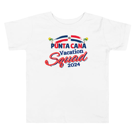 Toddler Short Sleeve Tee-Punta Cana Vacation Squad