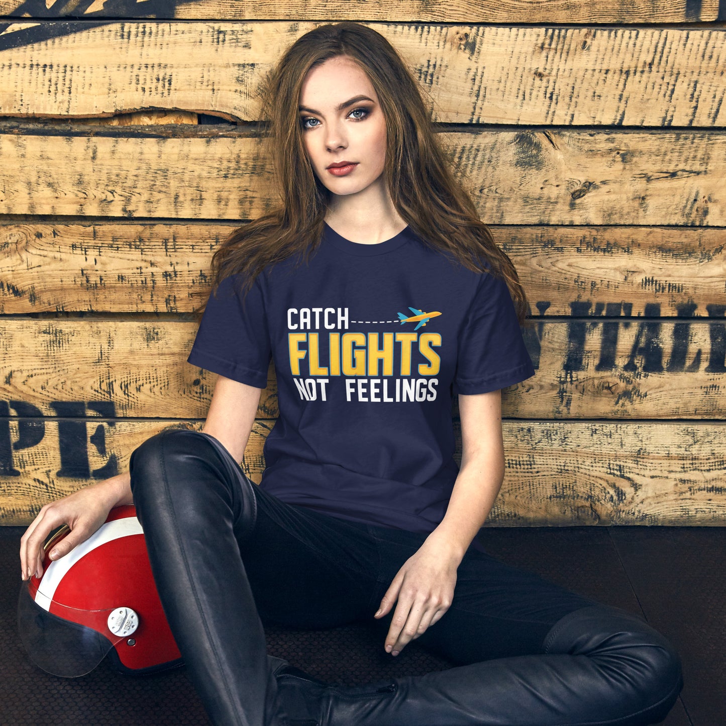 CATCH FLIGHTS NOT FEELING FUNNY T-SHIRT