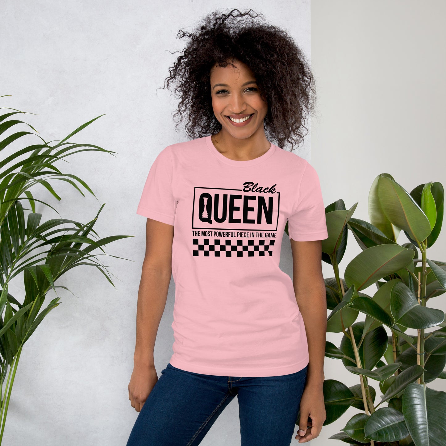 BLACK QUEEN CHESS CHECKERED