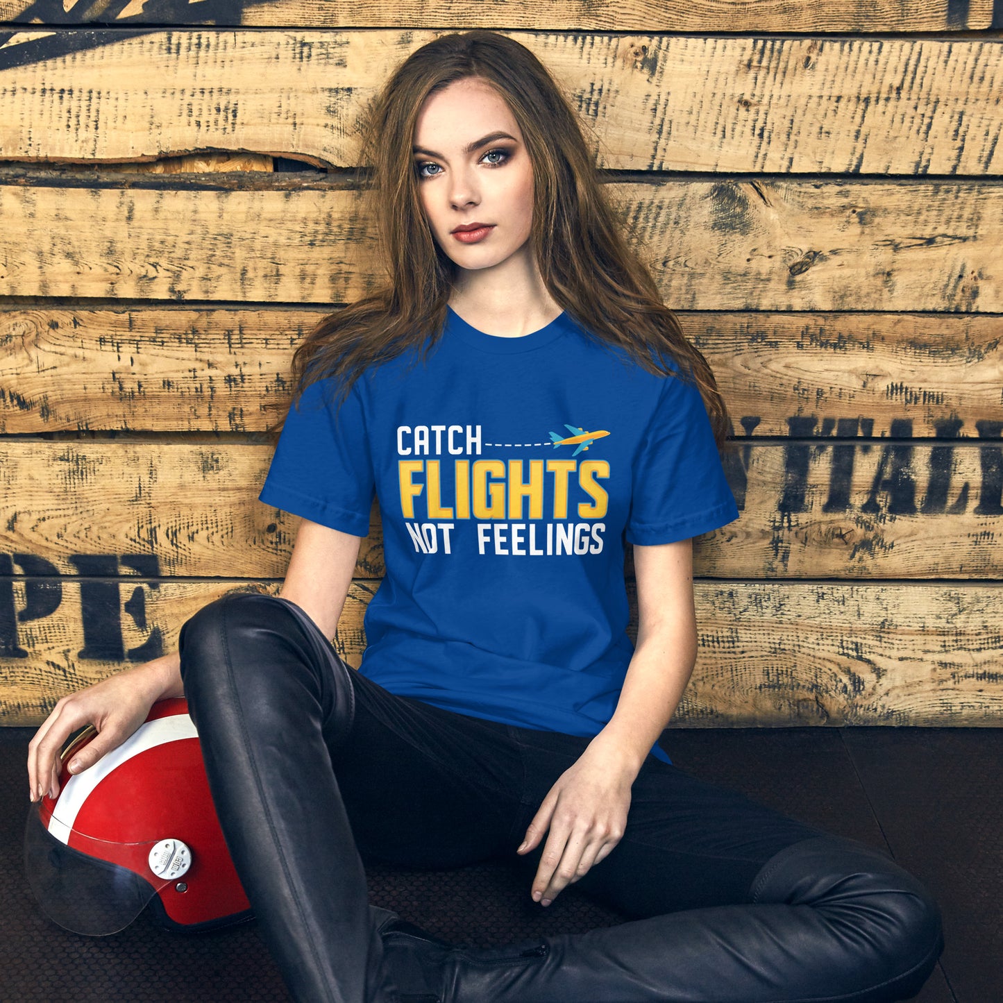 CATCH FLIGHTS NOT FEELING FUNNY T-SHIRT