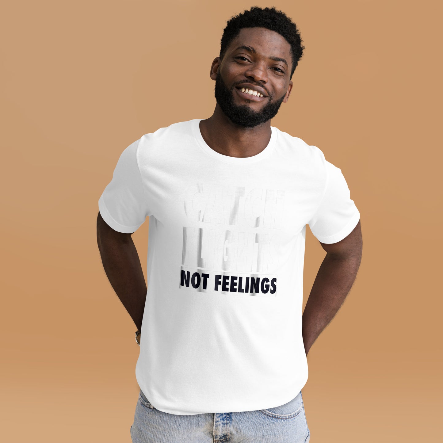 CATCH FLIGHTS NOT FEELINGS T-SHIRT _ I LOVE TO TRAVEL SHIRT