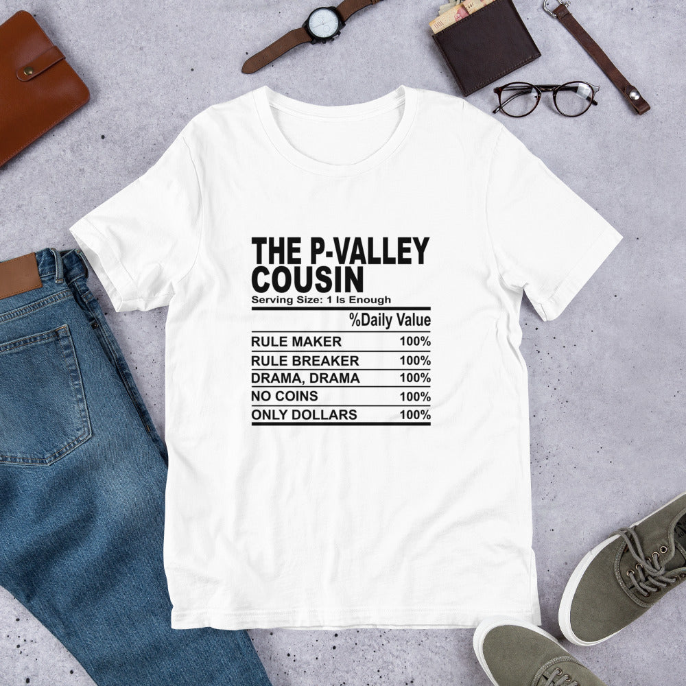 THE P-VALLEY COUSIN NUTRITIONAL FACTS