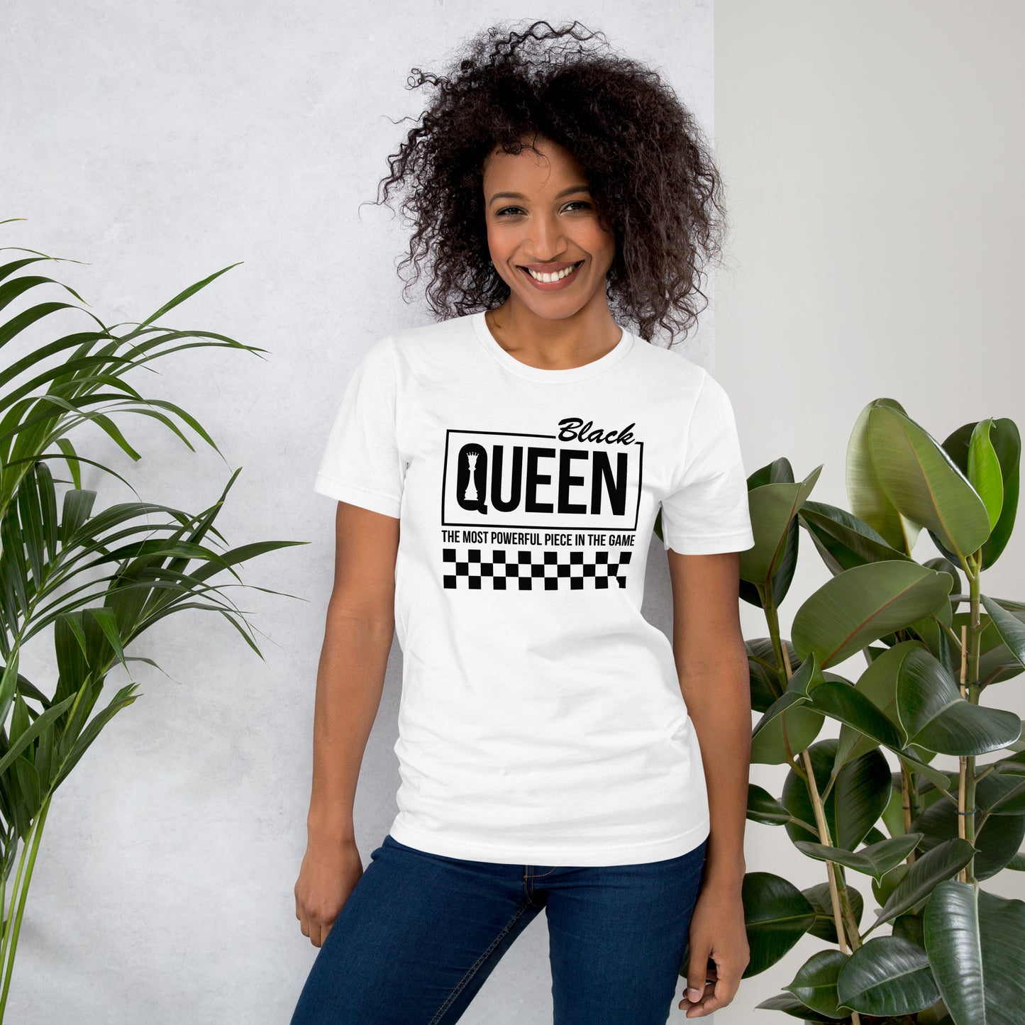 BLACK QUEEN CHESS CHECKERED