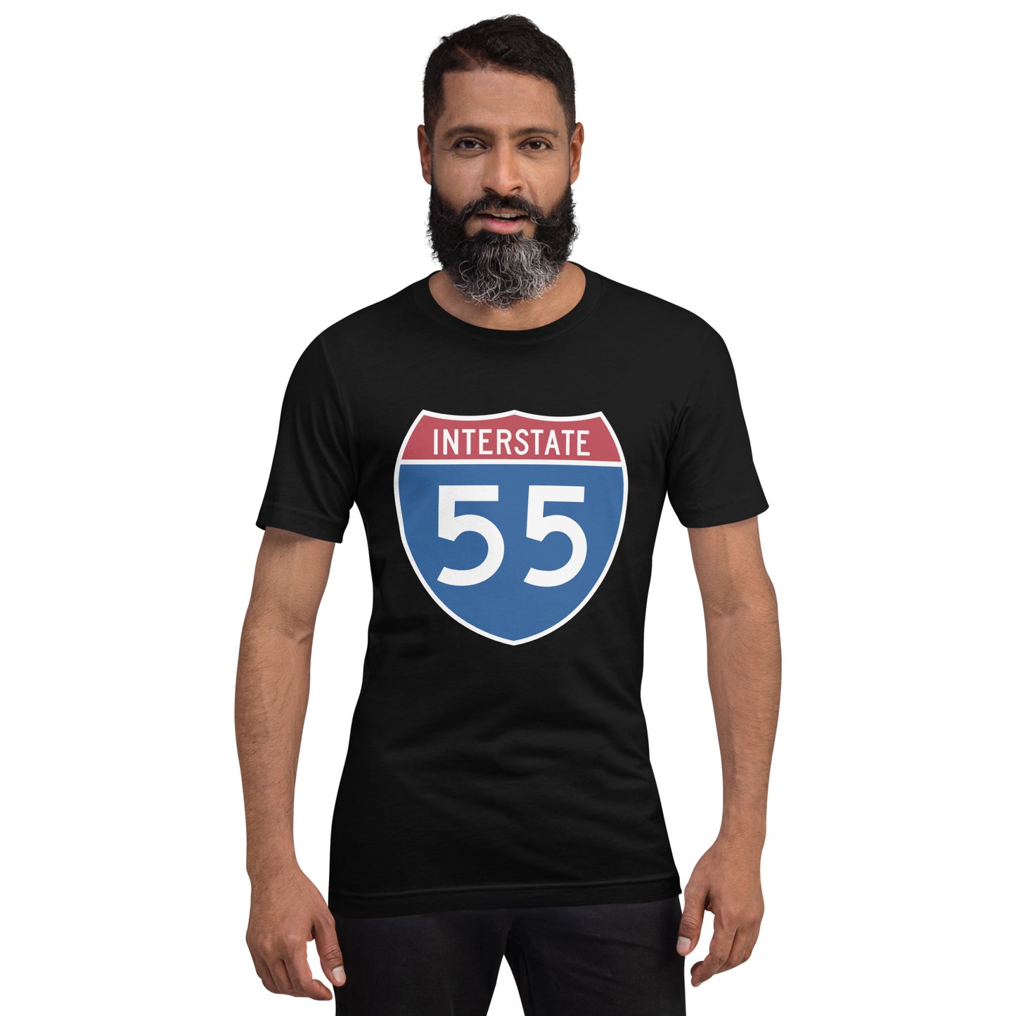 Unisex t-shirt - Interstate 55