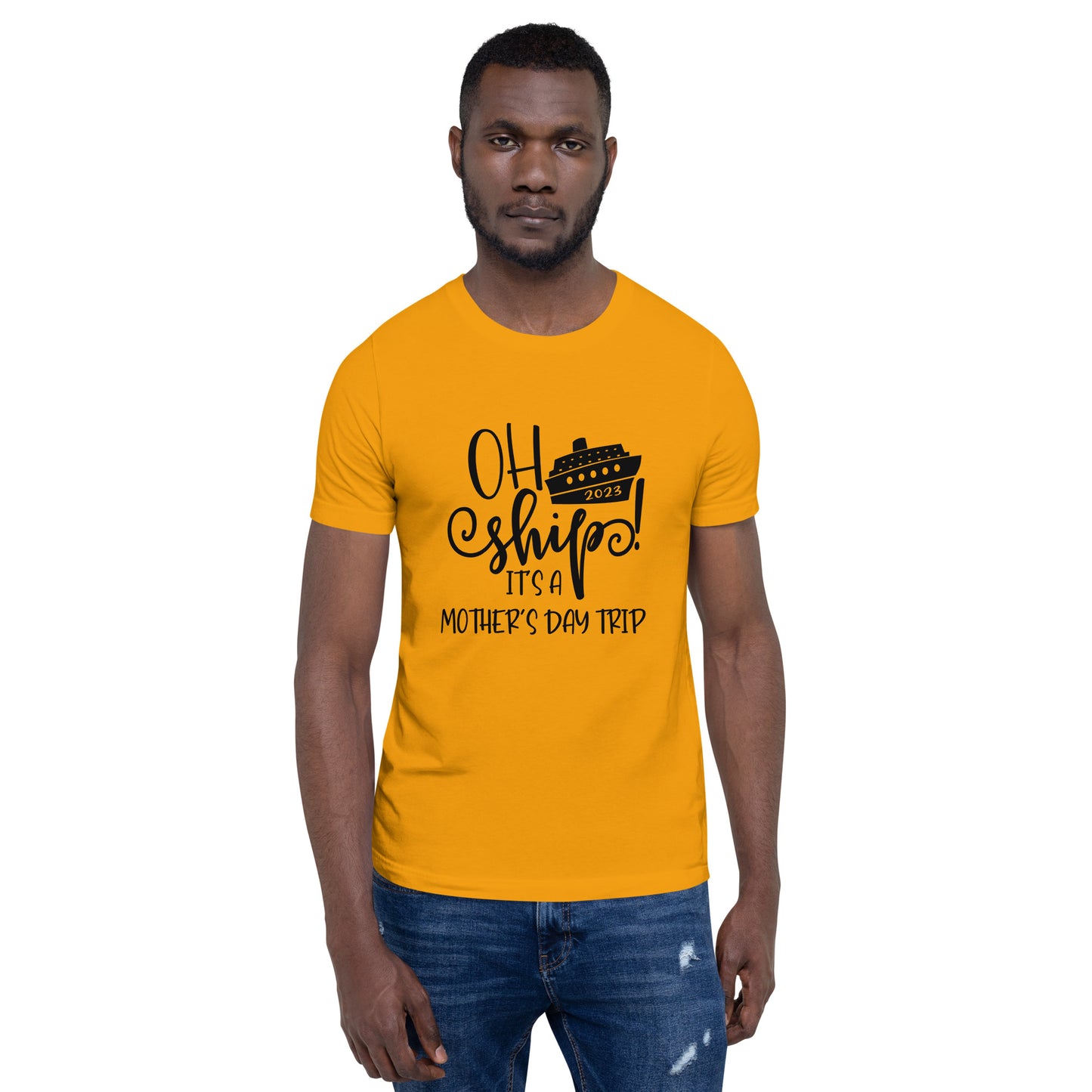 Unisex t-shirt-Mother's Day Celebration With Island Vibes Cruise T-shirt-Oh Ship It's A Mother's Day Trip