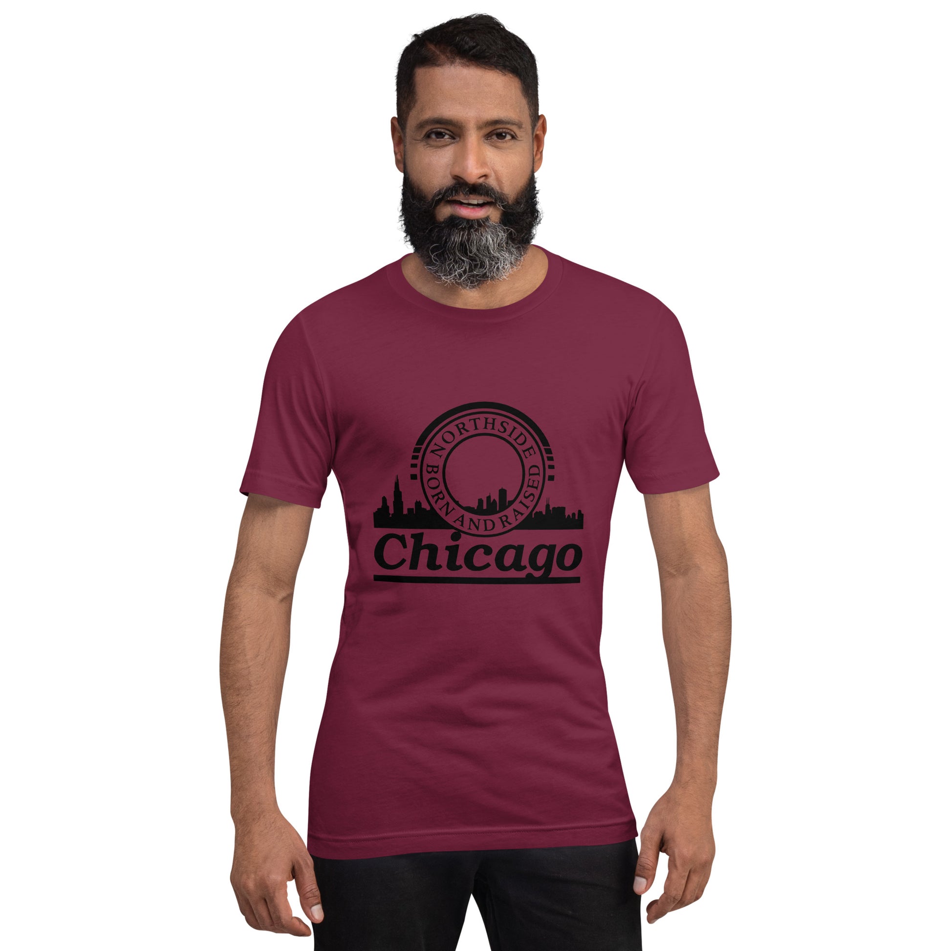 Chicago Skyline Design Unisex T-Shirt