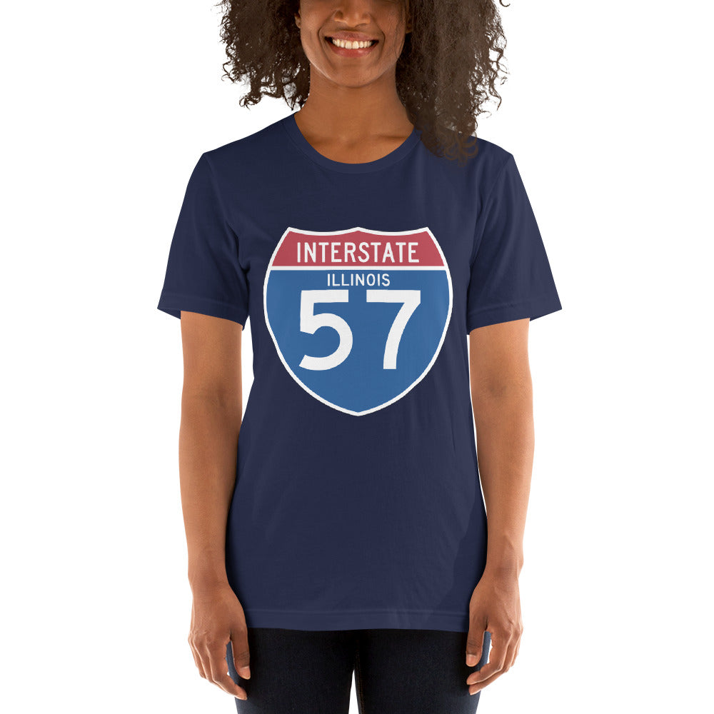 Unisex t-shirt - Interstate 57