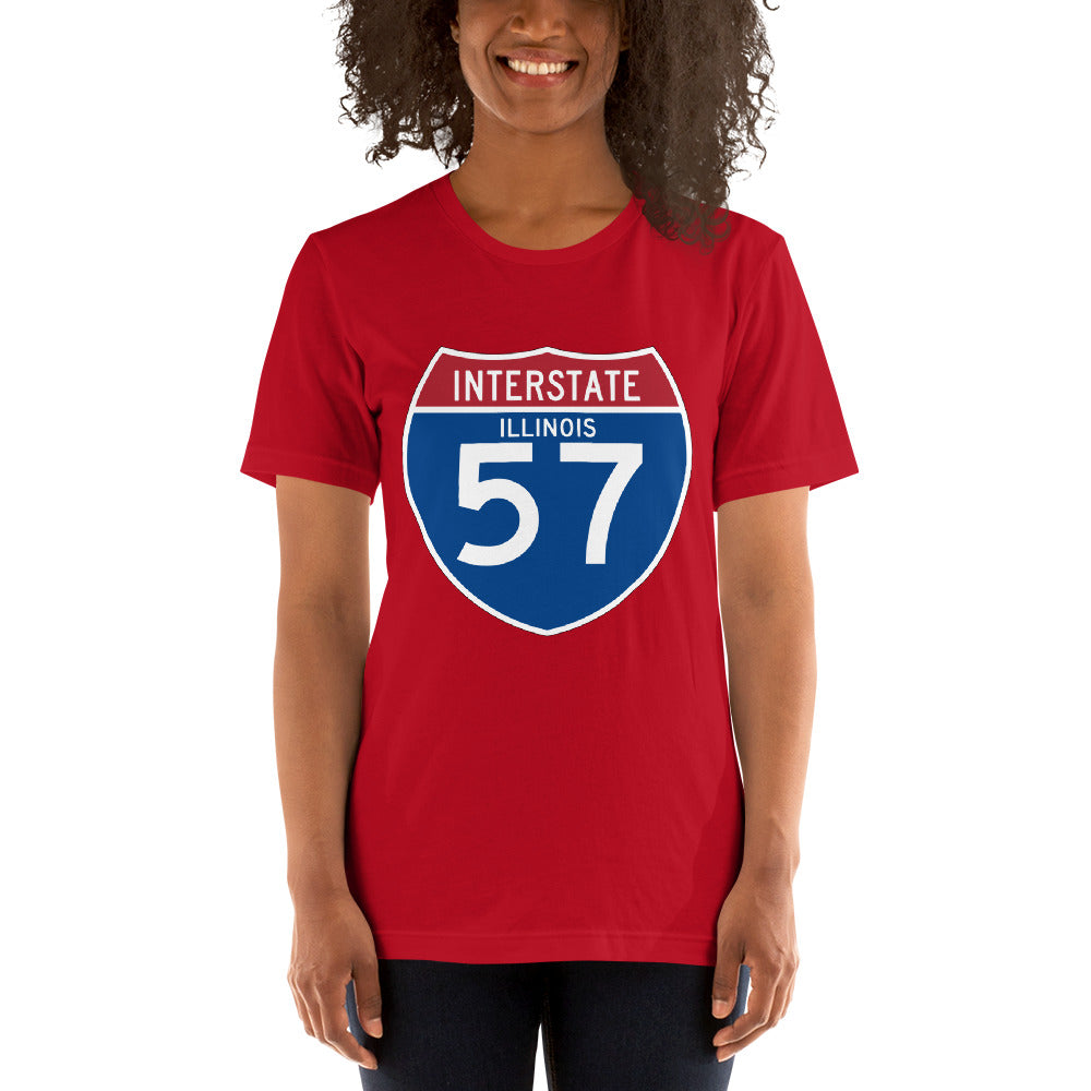 Unisex t-shirt - Interstate 57