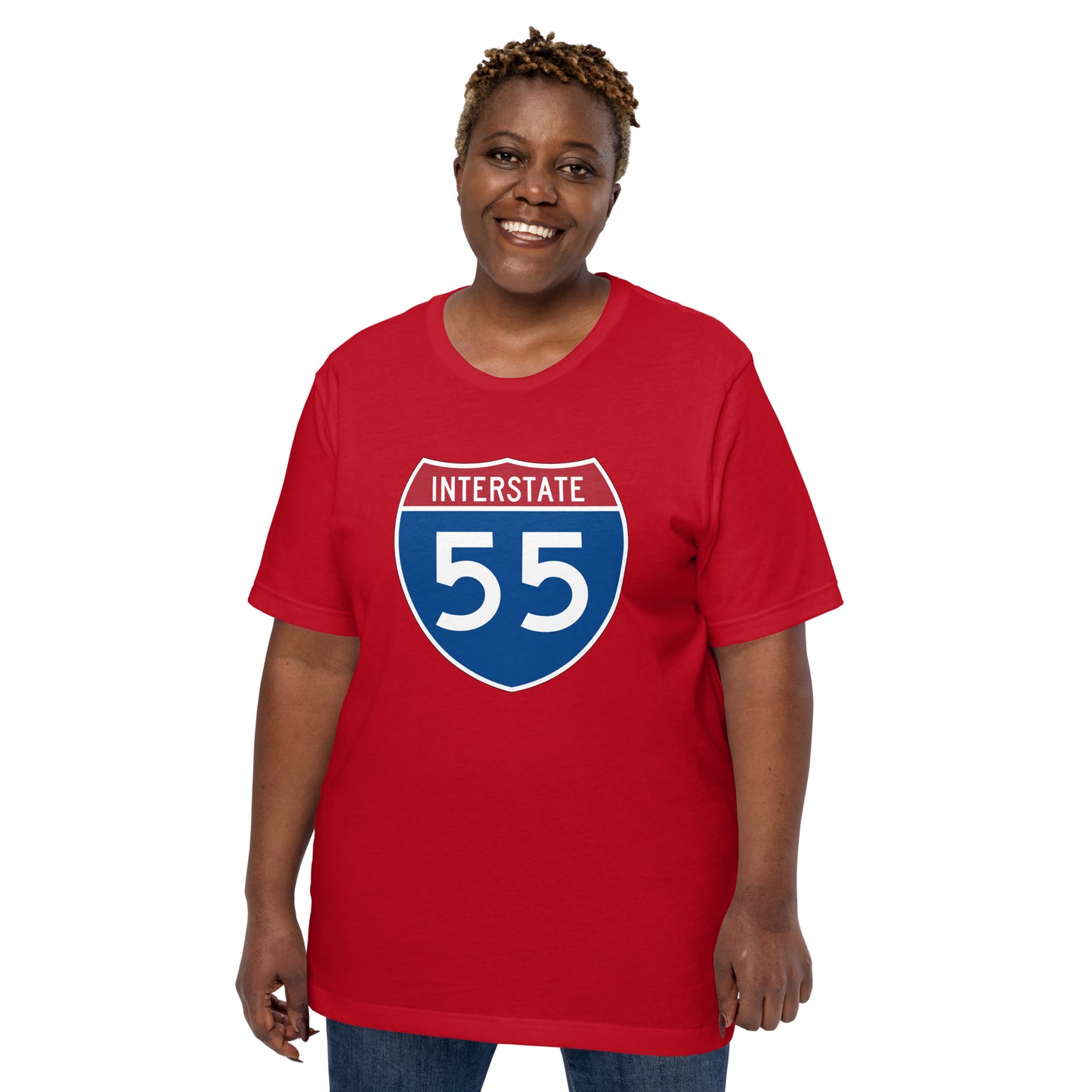 Unisex t-shirt - Interstate 55