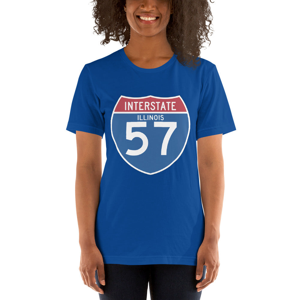 Unisex t-shirt - Interstate 57