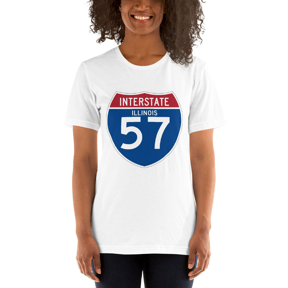 Unisex t-shirt - Interstate 57